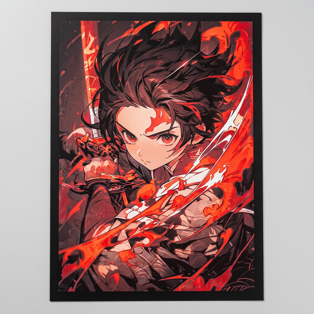 A3 POSTER - TANJIRO KAMADO (HINOKAMI KAGURA)