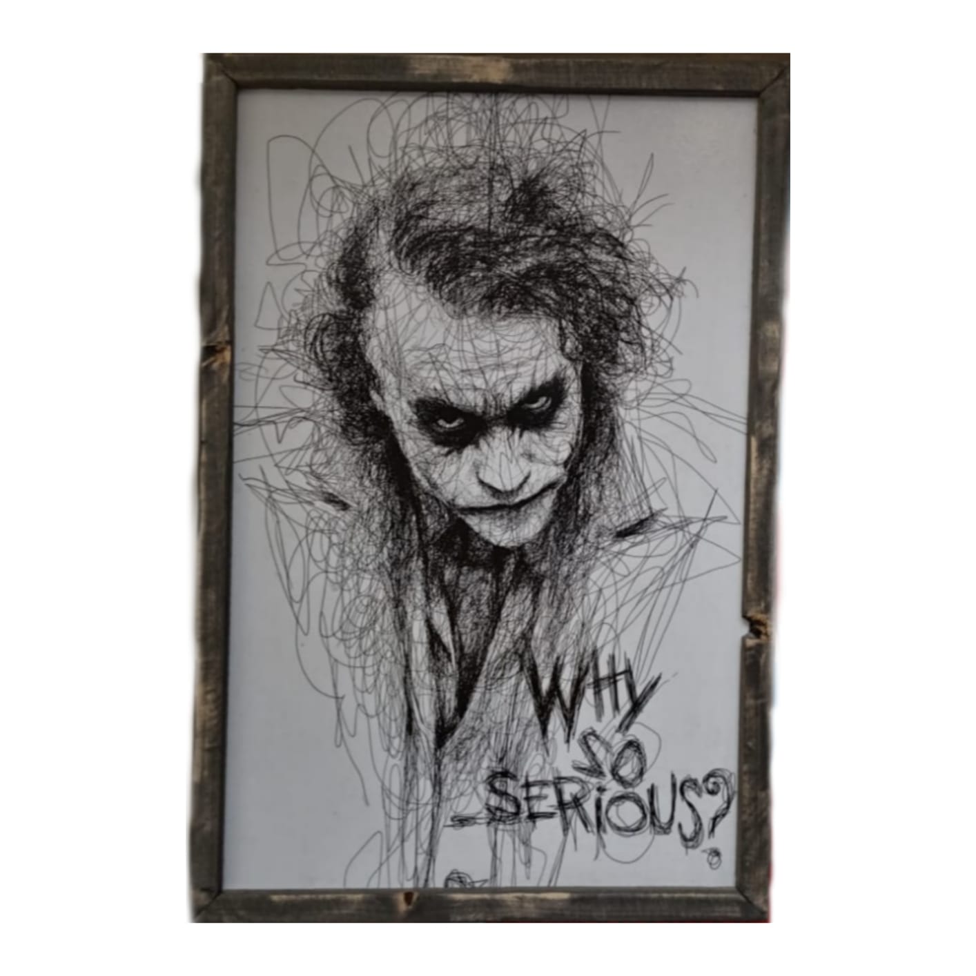 A1 Poster - Joker Scribble (Why so serious)