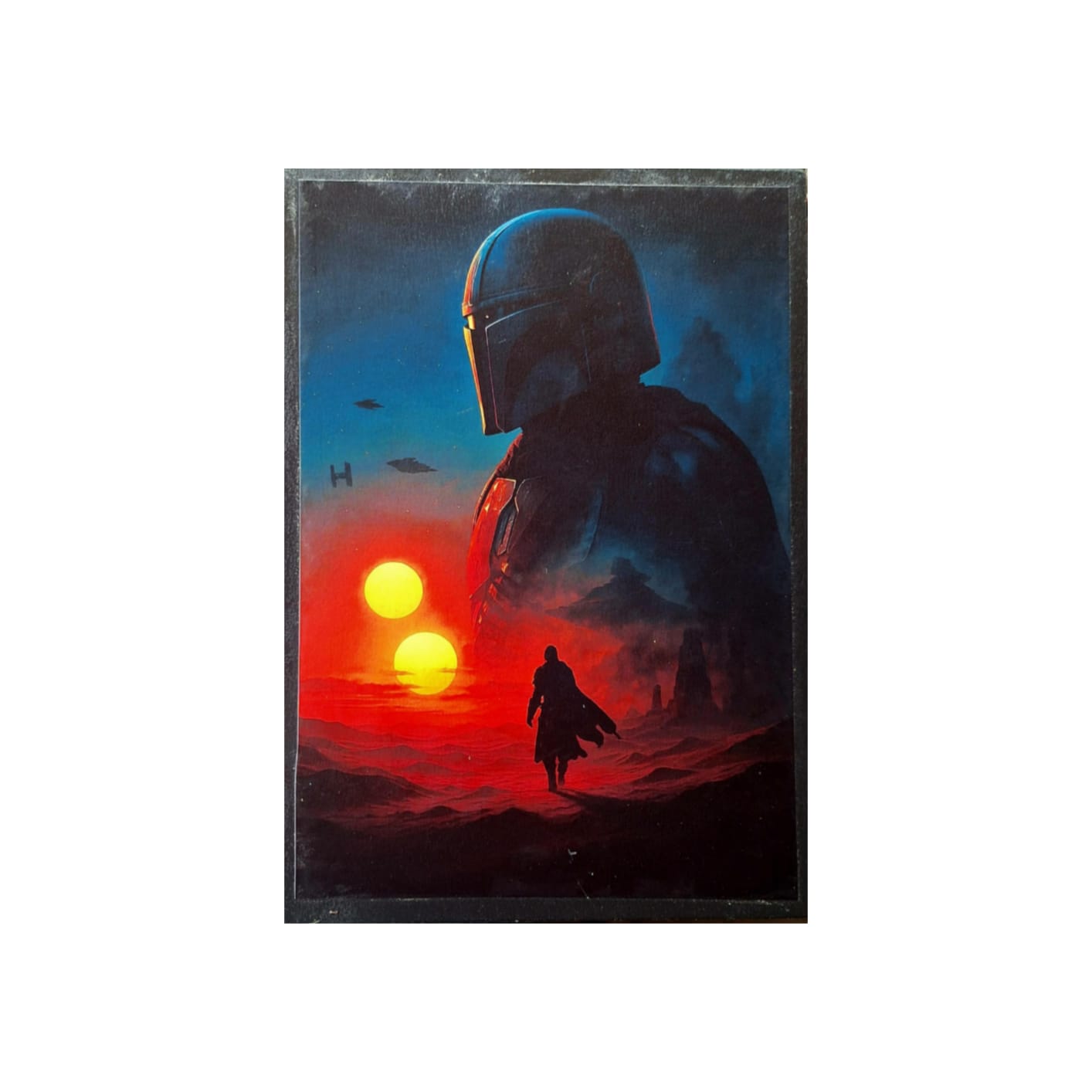 A3 Poster - Mandalorian (Sunset)
