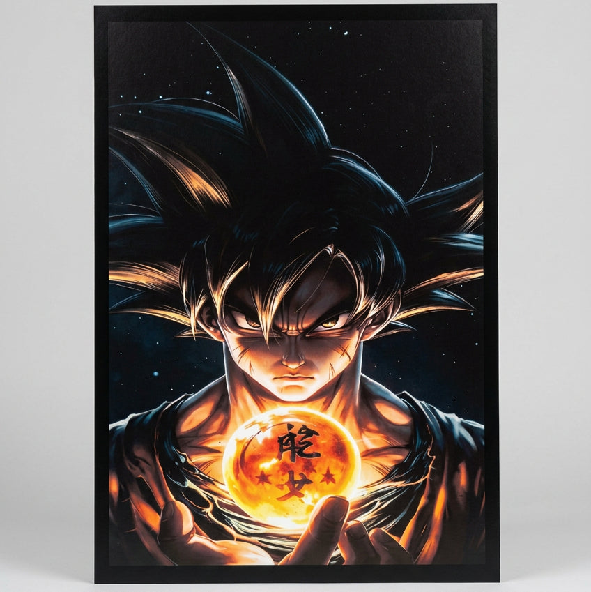 A3 POSTER - GOKU WITH DRAGON BALL