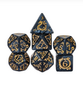 Acrylic Pattern DND Dice Set