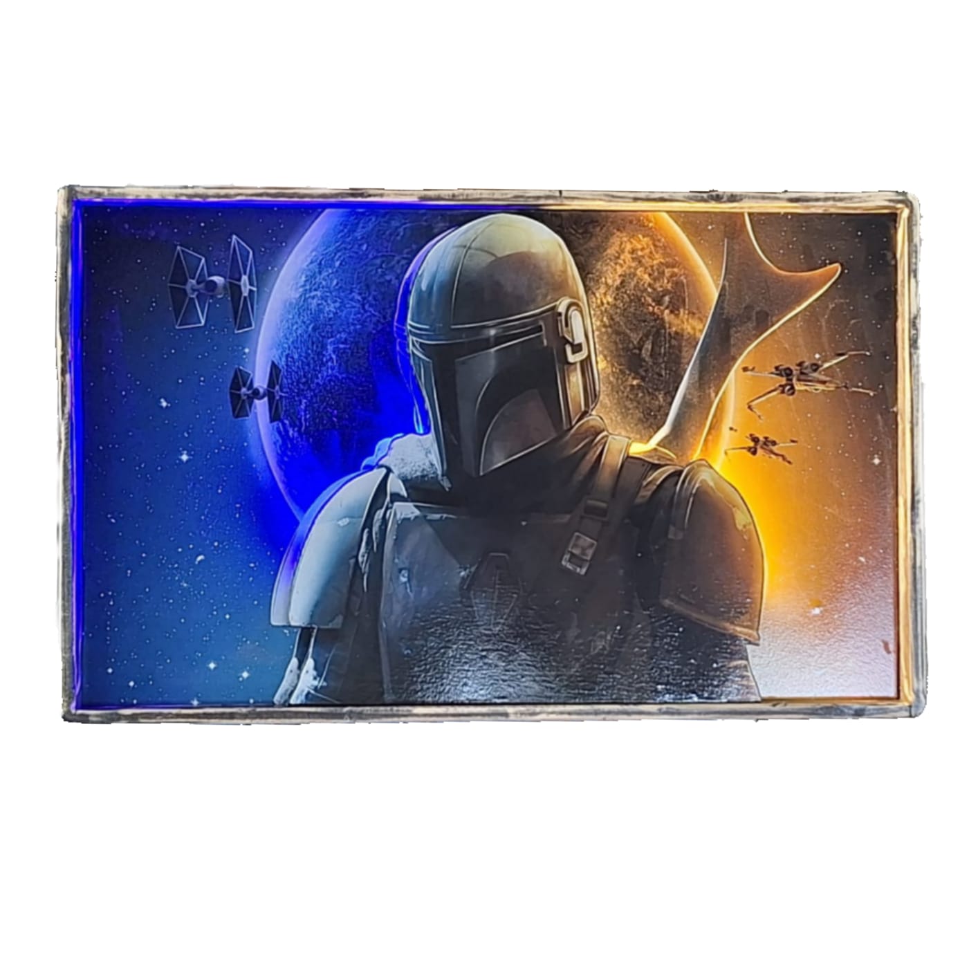 Lightbox - Mandalorian (Blue & Yellow)