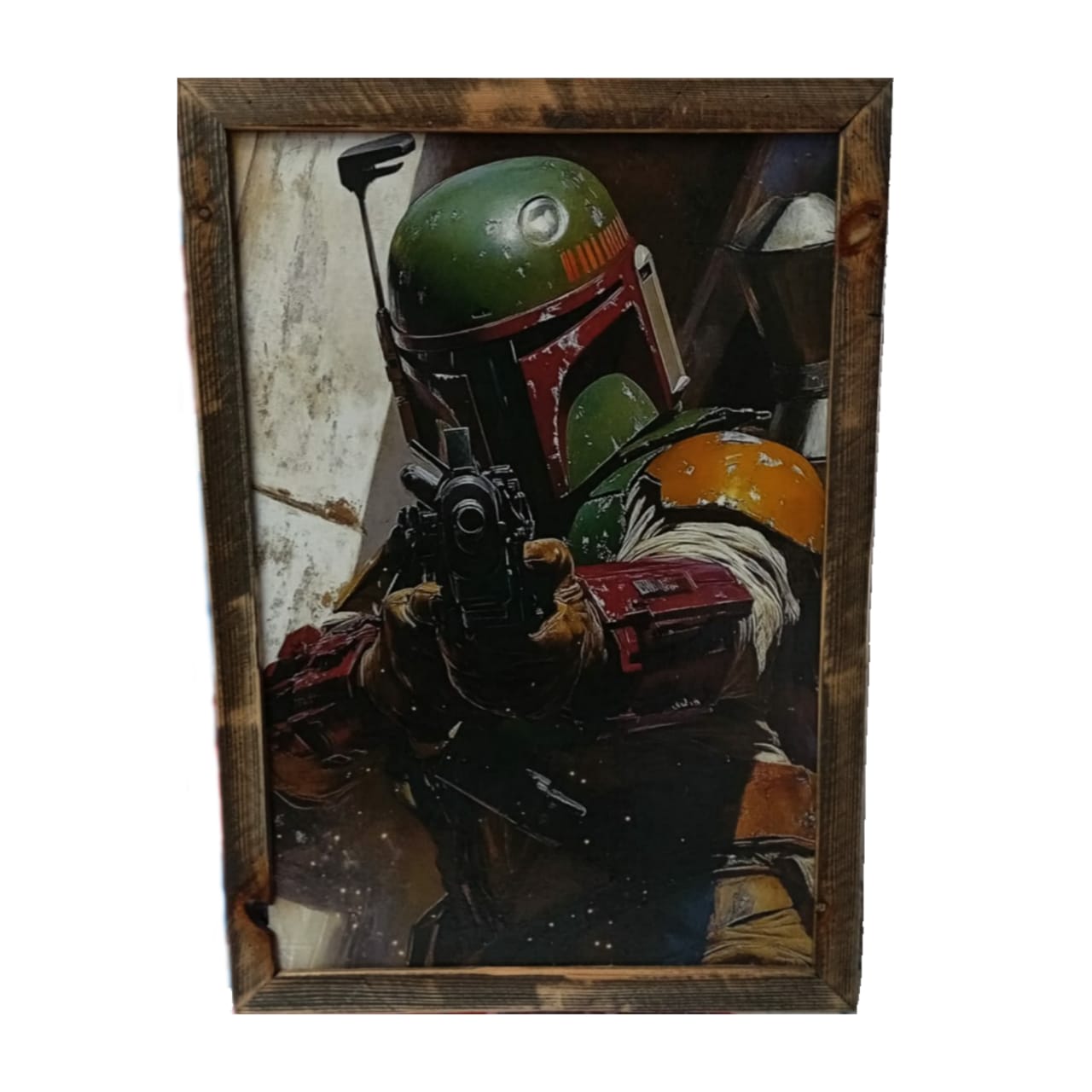 A2 Poster (Framed) - Boba Fett Gunshot